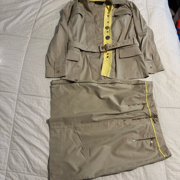 Other - Etcetera Skirt Suit Set/ Belted Jacket. Skirt 10, Jacket 8. Runs Small.